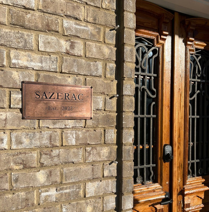 Antiqued Copper Plaque with Patina