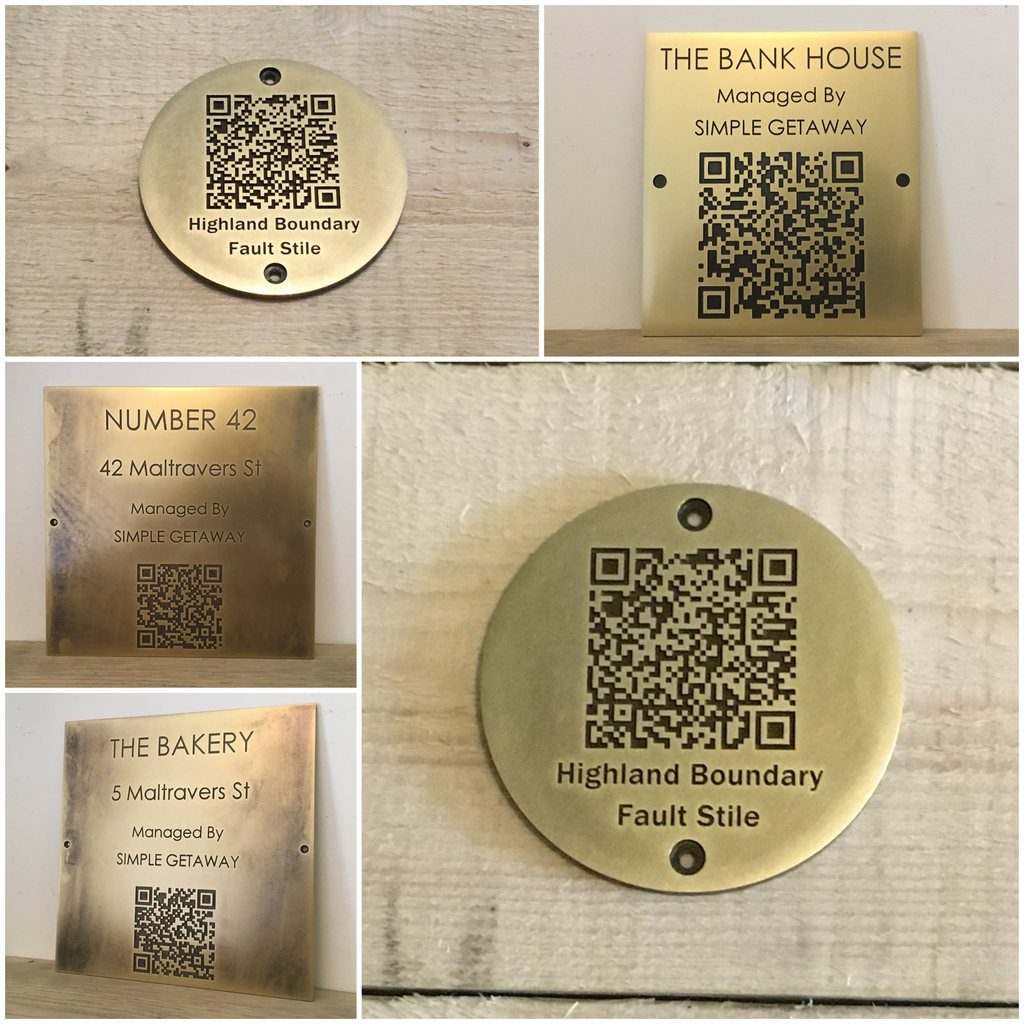Code Save Plaque From Craft to Code: Bespoke Metal QR Code Plaques for Businesses ...