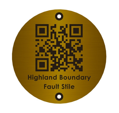 Custom Order - Circular QR Code Plaque