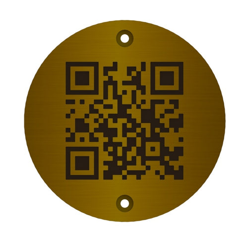 Custom Order - Circular QR Code Plaques