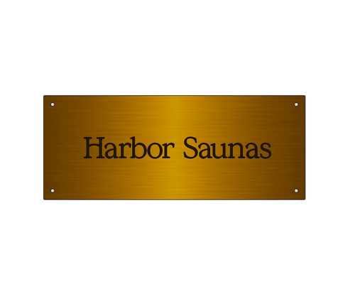 Custom Order - 5 Antiqued Brass Plaques