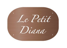 Custom Copper Cutout Text Plaque - Copper Sign with Text Cut Through